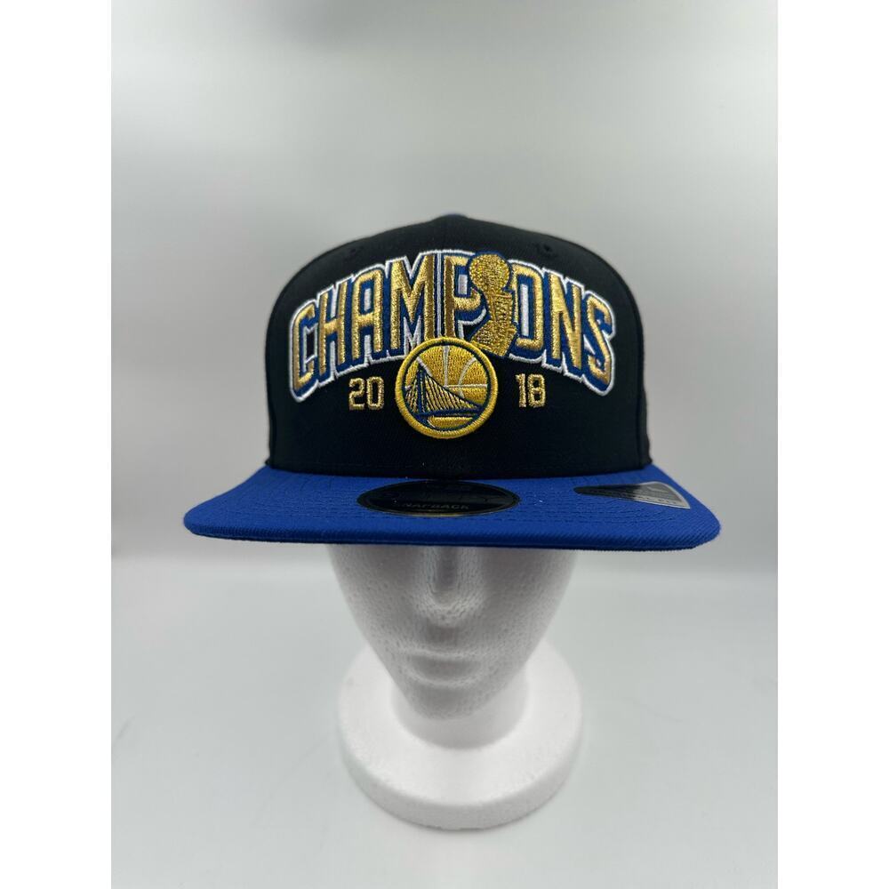 New Era NBA 2018 Golden State Warriors Championship Champs Snapback Hat